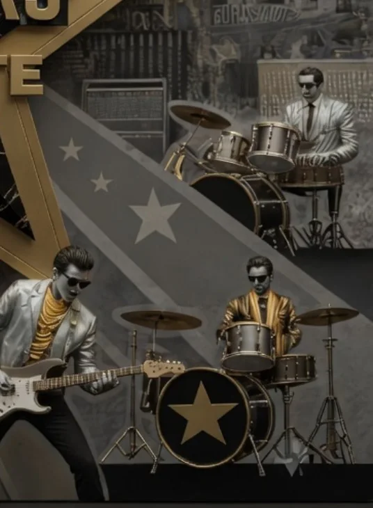 Drum kit artwork crop