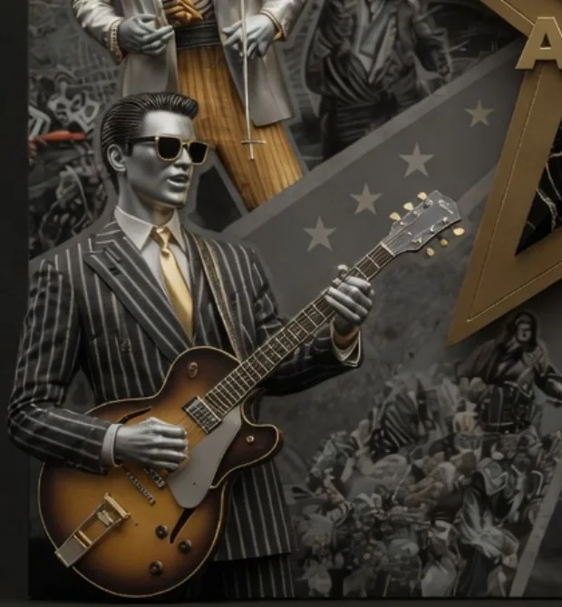 Guitar artwork crop
